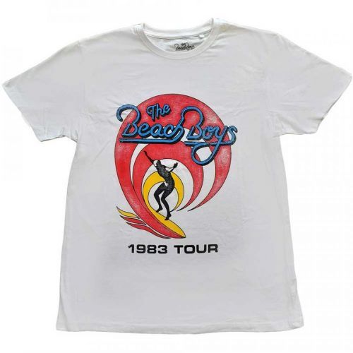 The Beach Boys tričko Surfer '83 Vintage Biela XXL
