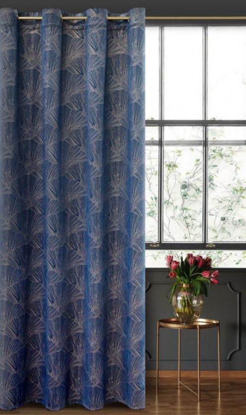 Eurofirany Drape 379830 Navy Blue Š 140 cm D 250 cm