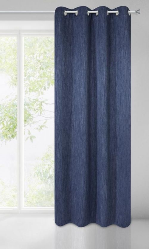 Eurofirany Drape 366070 Navy Blue Š 140 cm D 250 cm