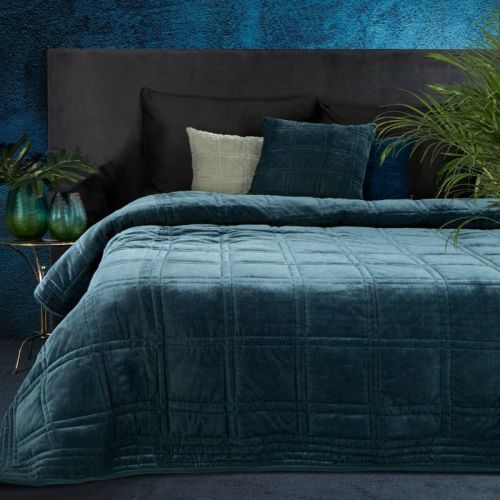 Eurofirany Bedspread 386451 Navy Blue Š 170 cm D 210 cm