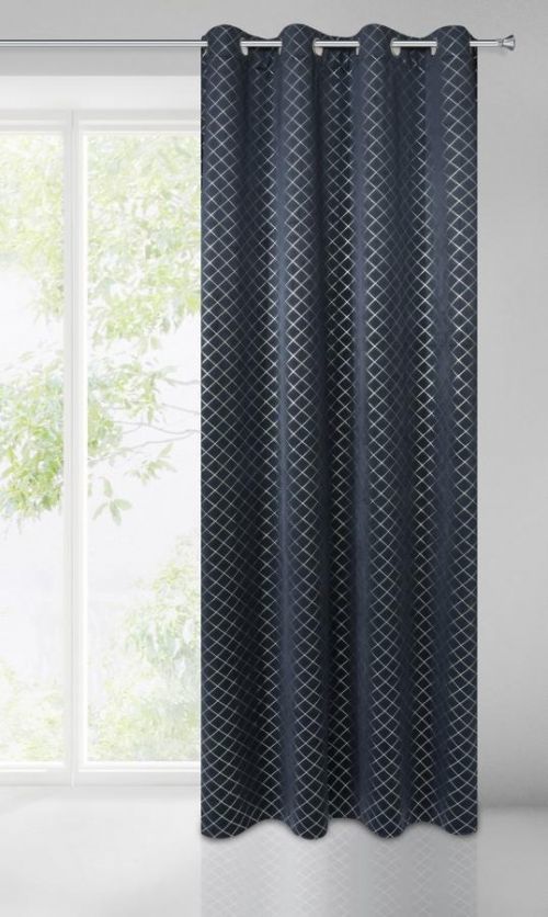 Eurofirany Drape 367283 Navy Blue Š 140 cm D 250 cm