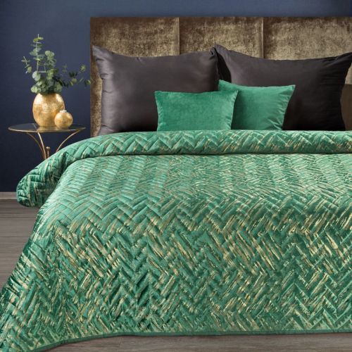 Eurofirany Bedspread 387834 Dark Green Š 170 cm D 210 cm