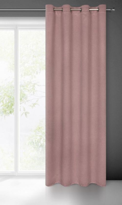 Eurofirany Drape 386924 Powder Pink Š 140 cm D 250 cm
