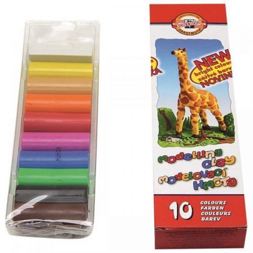 Koh-i-noor Modelovacia hmota 10 farieb 200 g