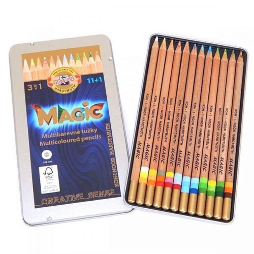 Koh-i-noor Sada ceruziek farebných Magic N 12 ks FSC certifikát