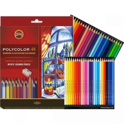 Koh-i-noor Sada pastelek uměleckých Polycolor 48 ks