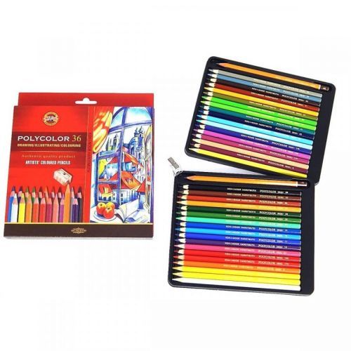 Koh-i-noor Sada pasteliek umeleckých Poloycolor 36 ks