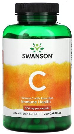 Swanson vitamin c 500 mg with rose hips