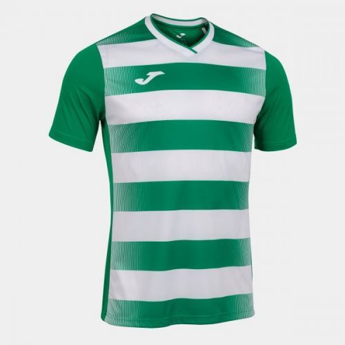 EUROPA V SHORT SLEEVE T-SHIRT GREEN WHITE