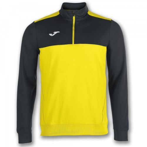 SWEATSHIRT 1/2 ZIP WINNER YELLOW-BLACK