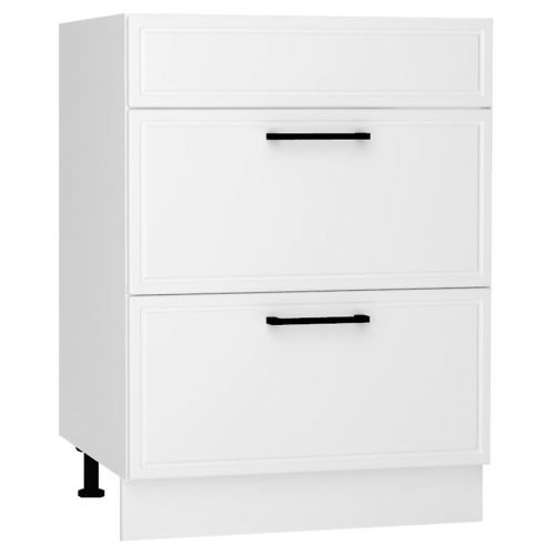 Kuchynské skrinka Emily DK60 biely hrášok mat