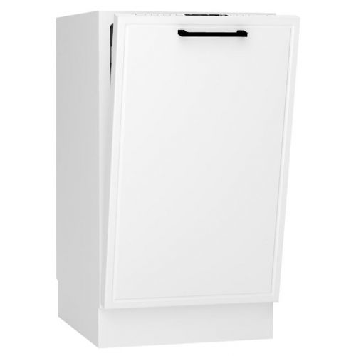 Dvierka na umývačku Emily 45pz biely hrášok mat