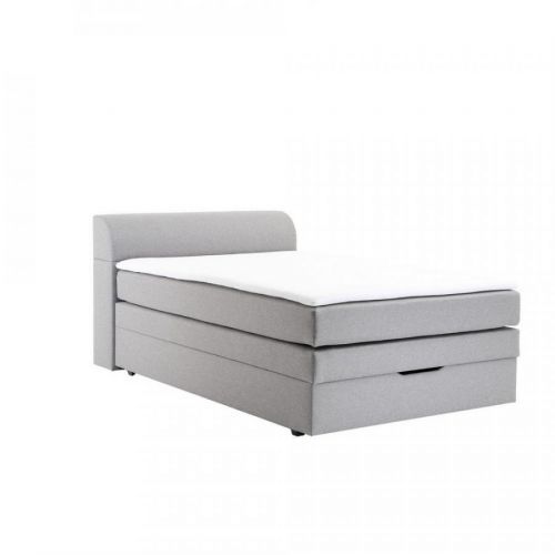 Posteľ Boxspring Flexi Sivá, Cca 140x200 Cm