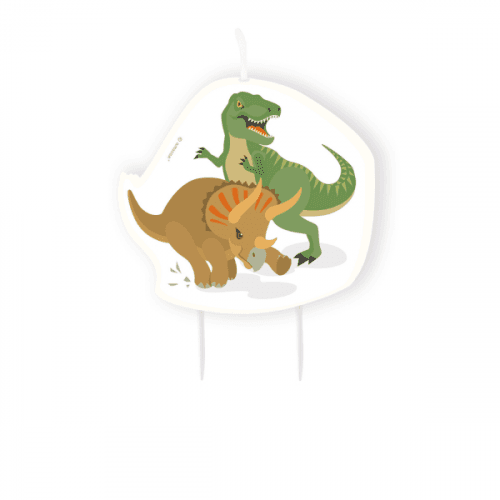 Amscan Sviečka na tortu - Štastný Dinosaurus