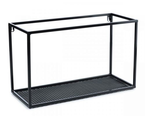 Závěsná police LOFT 50 cm černá
