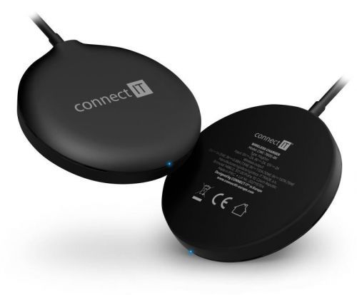 CONNECT IT MagSafe Wireless Fast Charge bezdrôtová nabíjačka, 15 W, čierna