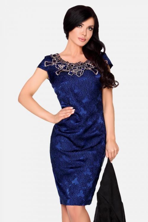 Merribel Dress Dani Navy Blue S