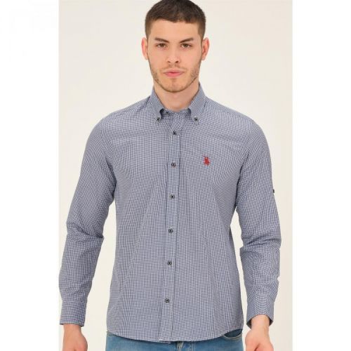 G776 DEWBERRY MEN'S SHIRT-NAVY BLUE