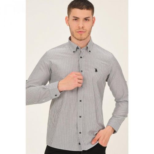 G768 DEWBERRY MEN'S SHIRTS-BLACK