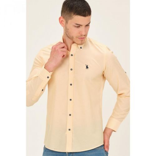 G770 DEWBERRY MEN'S SHIRT-YELLOW