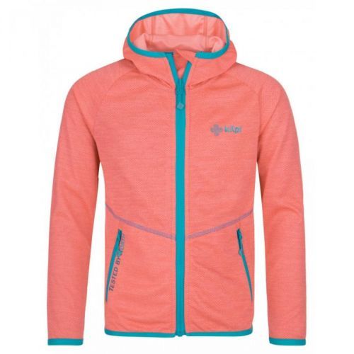 Kilpi MEMPHIS-JG PINK girls' functional sweatshirt