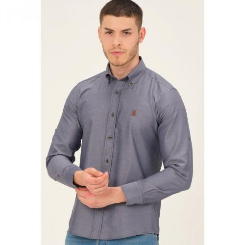 G773 DEWBERRY MEN'S SHIRT-ANTHRACITE
