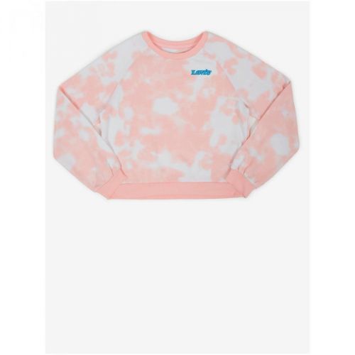 Levi's White-Pink Girls' Batik Sweatshirt Levi's® - Girls