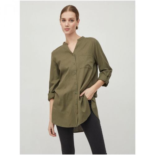 Khaki blouse VILA Chellie - Women