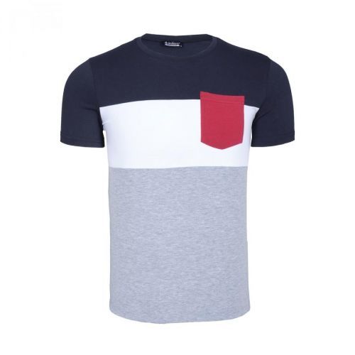 T8592 DEWBERRY MEN'S T-SHIRT-LIGHT NAVY BLUE