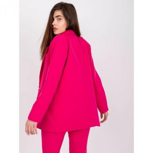 Fuchsia long women's jacket Veracruz