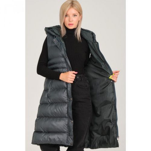 Z6757 DEWBERRY LADIES VEST-GREEN