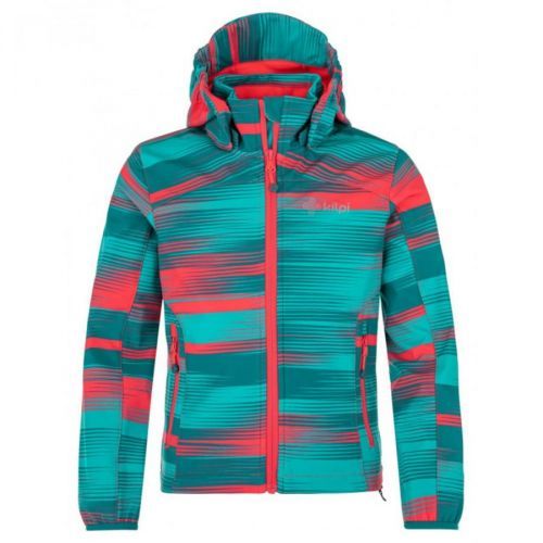 Kilpi RAVIA-J TURQUISE girls softshell jacket