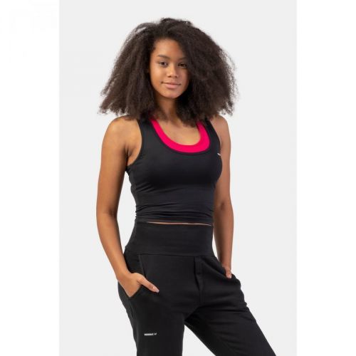 NEBBIA Športové slim-fit crop tielko