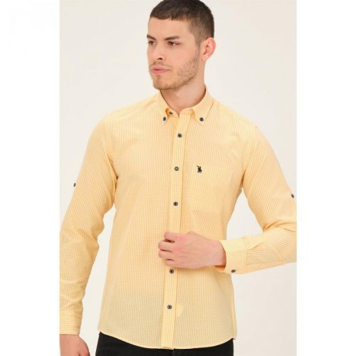 G771 DEWBERRY MEN'S SHIRT-YELLOW