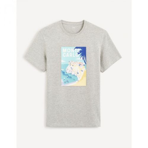 Celio Cotton T-Shirt Cevinty Monte Carlo - Men