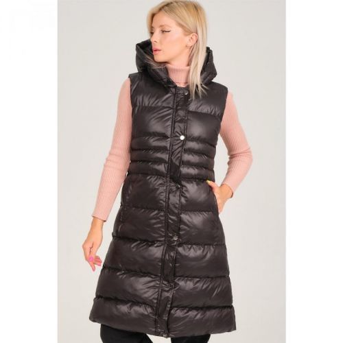 Z6757 DEWBERRY LADIES VEST-BLACK