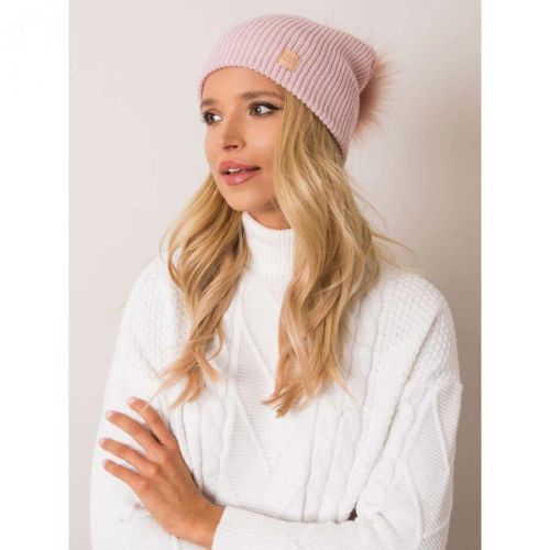 Light pink women's cap RUE PARIS