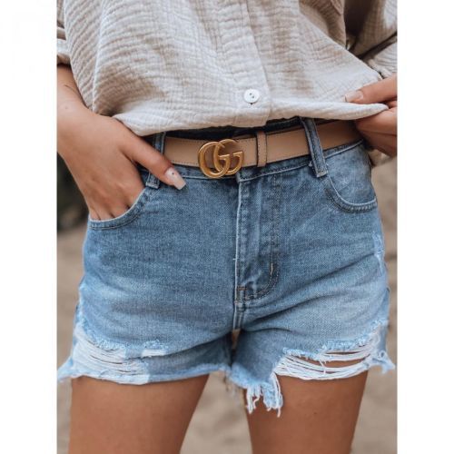 Women's denim shorts MARSI blue Dstreet SY0241