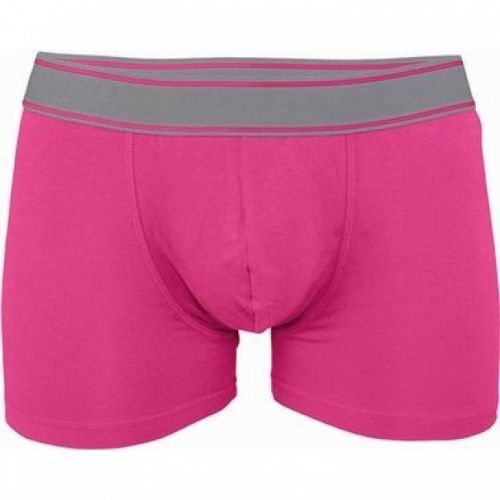 Pánske boxerky Kariban Stripe - ružové, XXL