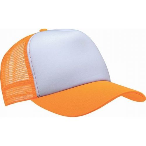Šiltovka K-up Trucker Mesh 5 - oranžová-biela