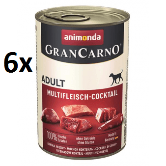 Animonda GRANCARNO® dog adult multimäsový koktail bal. 6 x 800g konzerva
