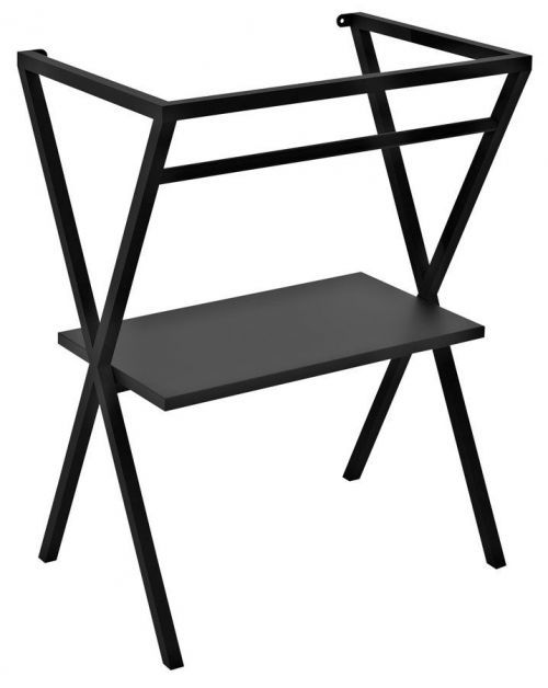 SAPHO - FERRO konštrukcia pod umývadlo 565x720x390, čierna mat SKA560-1