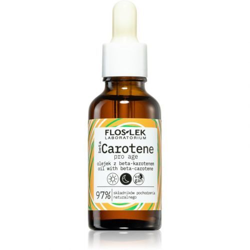 FlosLek Laboratorium Beta Carotene vyživujúce olejové sérum pre spevnenie pleti 30 ml