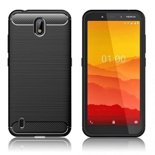 IZMAEL Nokia C1 Puzdro Carbon Bush TPU  KP19346 čierna