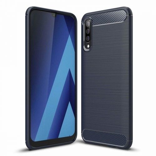 IZMAEL Samsung Galaxy A60 Puzdro Carbon Bush TPU  KP19361 modrá