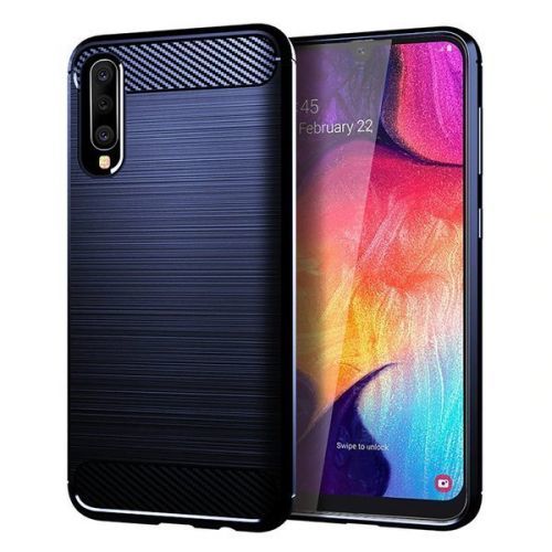 IZMAEL Samsung Galaxy M30 Puzdro Carbon Bush TPU  KP19394 modrá