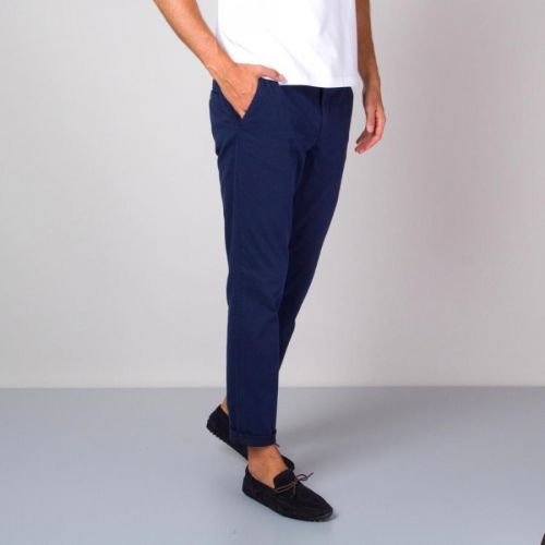 Pánske nohavice Chinos tmavomodrej farby 14273