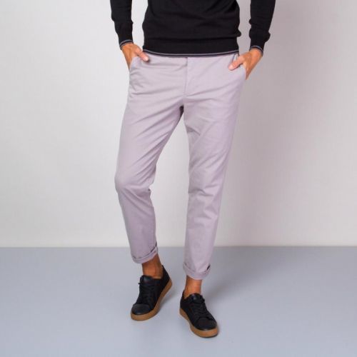 Pánske nohavice Chinos svetlo sivej farby 14277