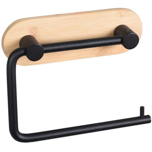 Umbra úchyt na papier s bambusom čierny 8056