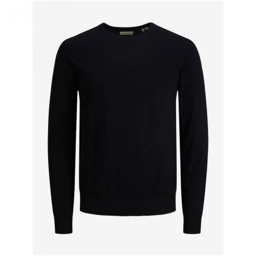 Black Basic Sweater Jack & Jones Emil - Men